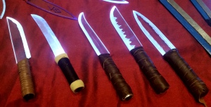 Nathaniel's light up blades were a huge hit at their first  event.